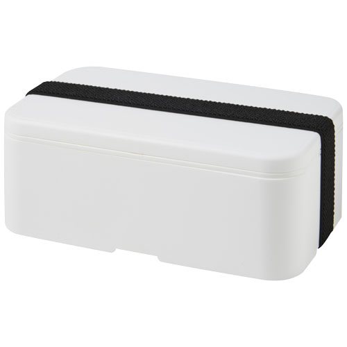 Boîte repas publicitaire 700ml MIYO Blanc / Noir